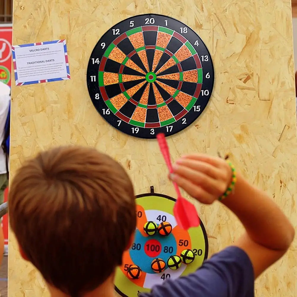 Magnetic Dart Board Set With 6 Magnetic Darts Safe To Use Protective Easy Hanging  Parent-child Game