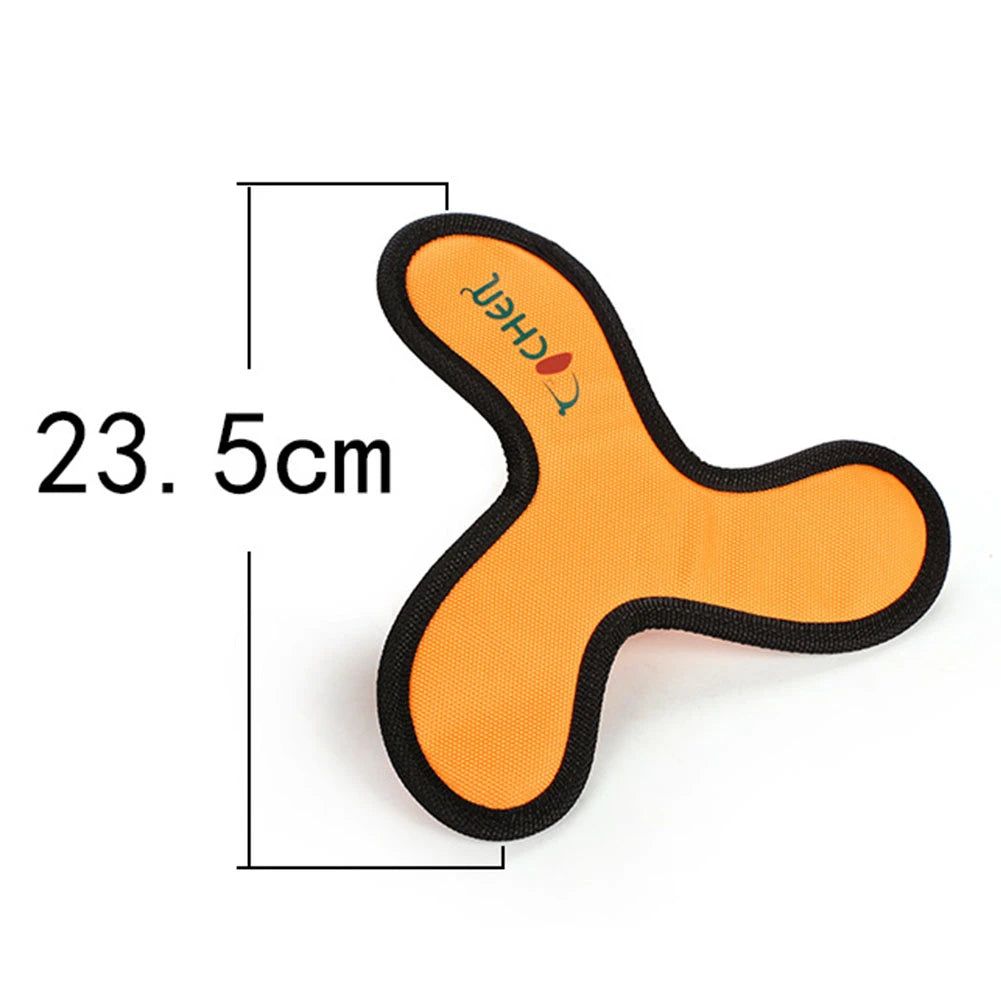 Triangular Flying Discs Dog Training Toy Oxford Cloth  Bite Resistant Boomerang Flying Saucer Toy