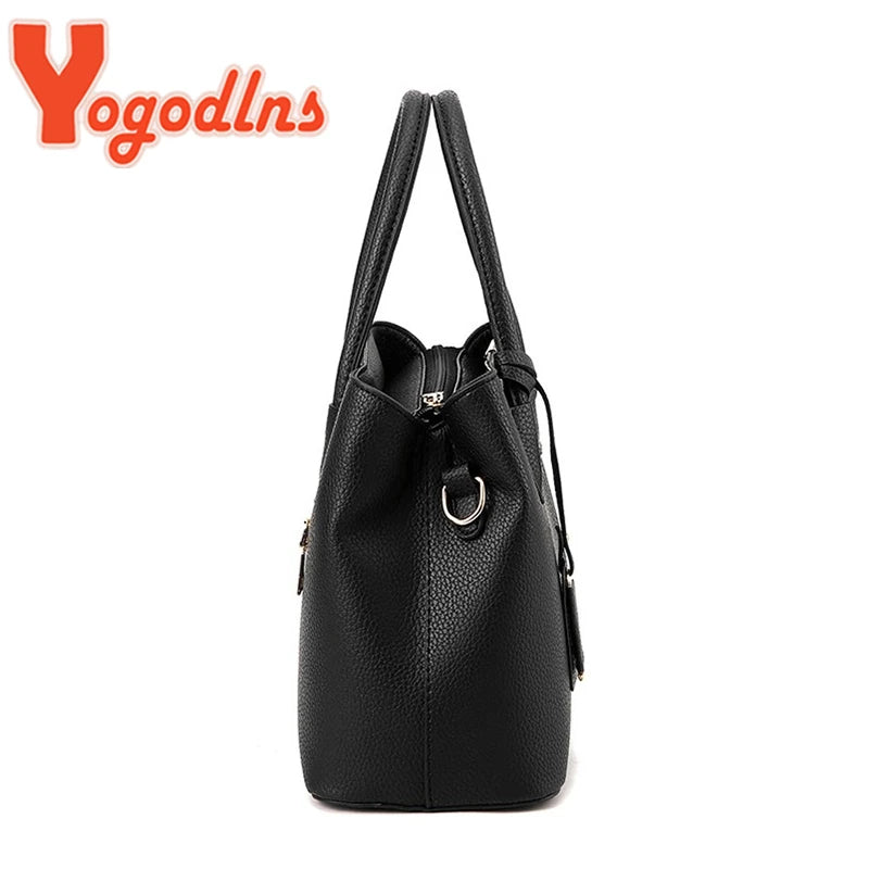 Yogodlns Famous Designer Brand  Women Leather Handbag. - theultimatemarketshop