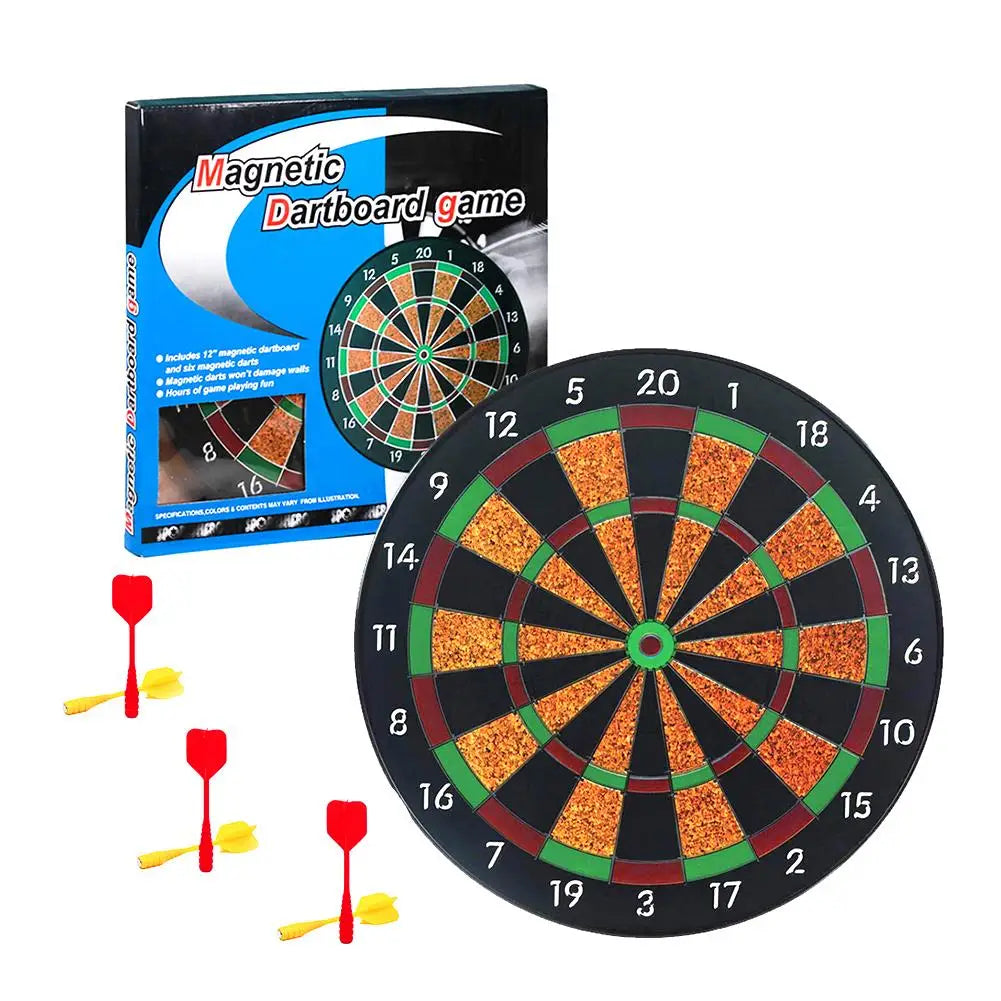 Magnetic Dart Board Set With 6 Magnetic Darts Safe To Use Protective Easy Hanging  Parent-child Game