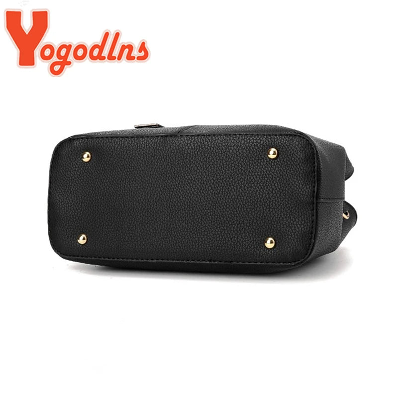 Yogodlns Famous Designer Brand  Women Leather Handbag. - theultimatemarketshop