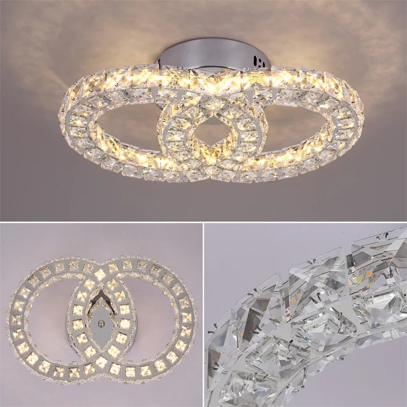 K9 Crystal Led Ceiling Light Home Decor - theultimatemarketshop