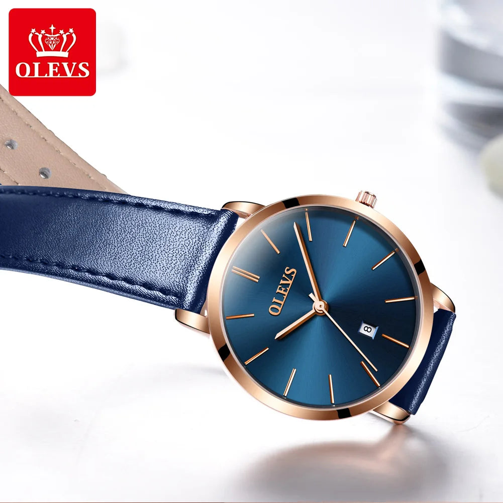 Women Watch Casual Leather Ladies Watches Luxury Quartz Female Wristwatch Ultra Thin Surface