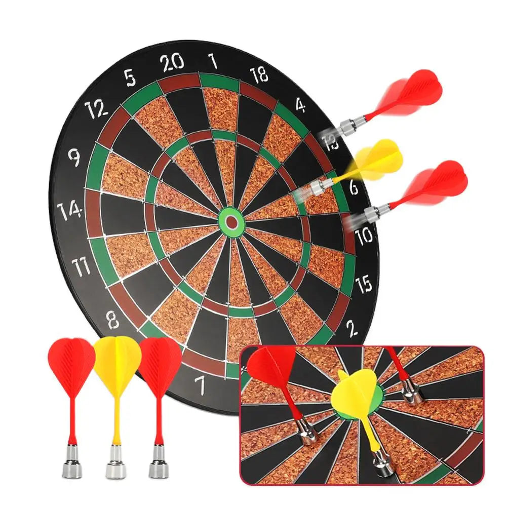 Magnetic Dart Board Set With 6 Magnetic Darts Safe To Use Protective Easy Hanging  Parent-child Game