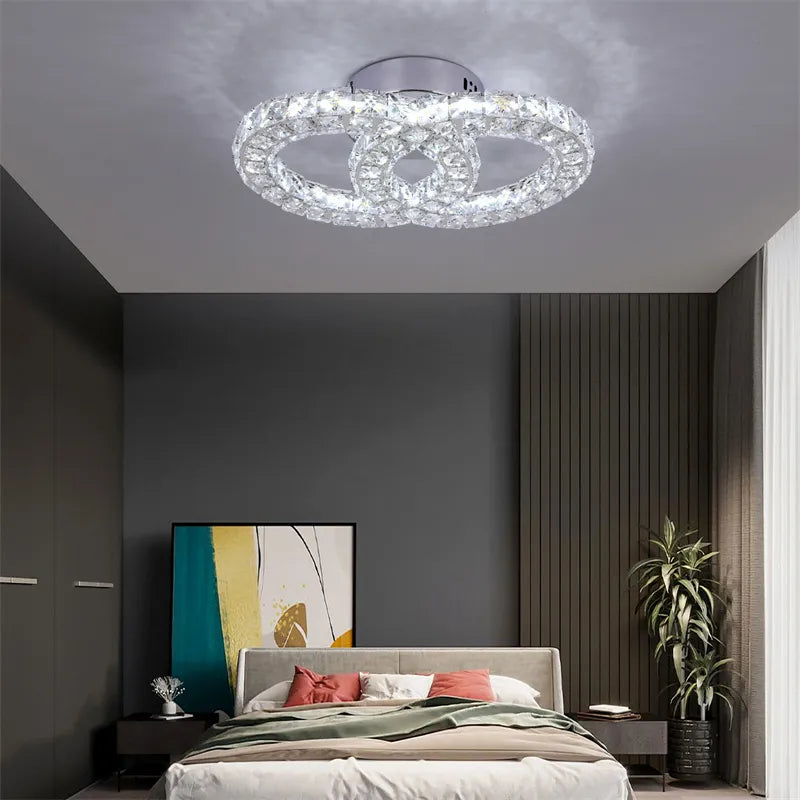 K9 Crystal Led Ceiling Light Home Decor - theultimatemarketshop