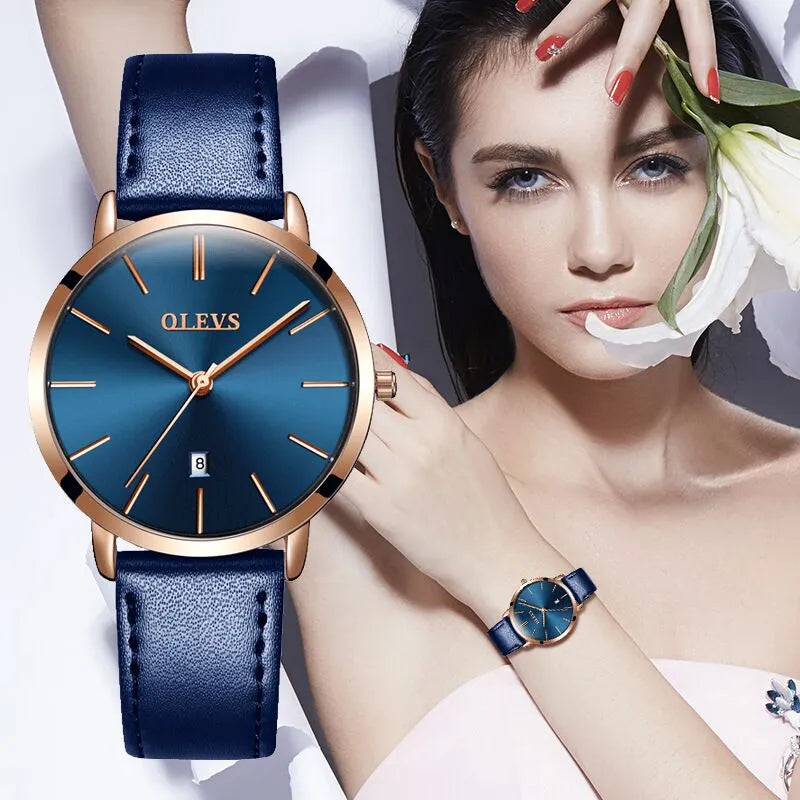 OLEVS Luxury thin Quartz Women wrist watch. - theultimatemarketshop