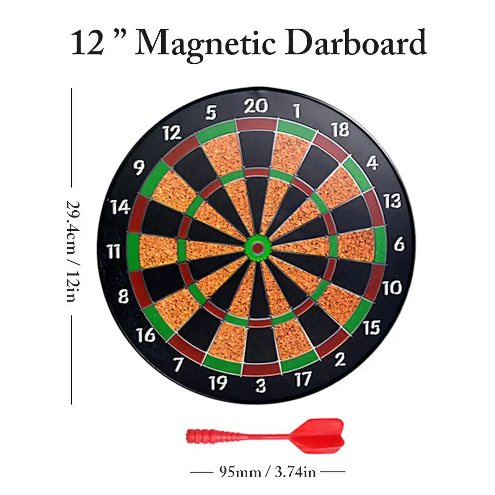 Magnetic Dart Board Set With 6 Magnetic Darts Safe To Use Protective Easy Hanging  Parent-child Game