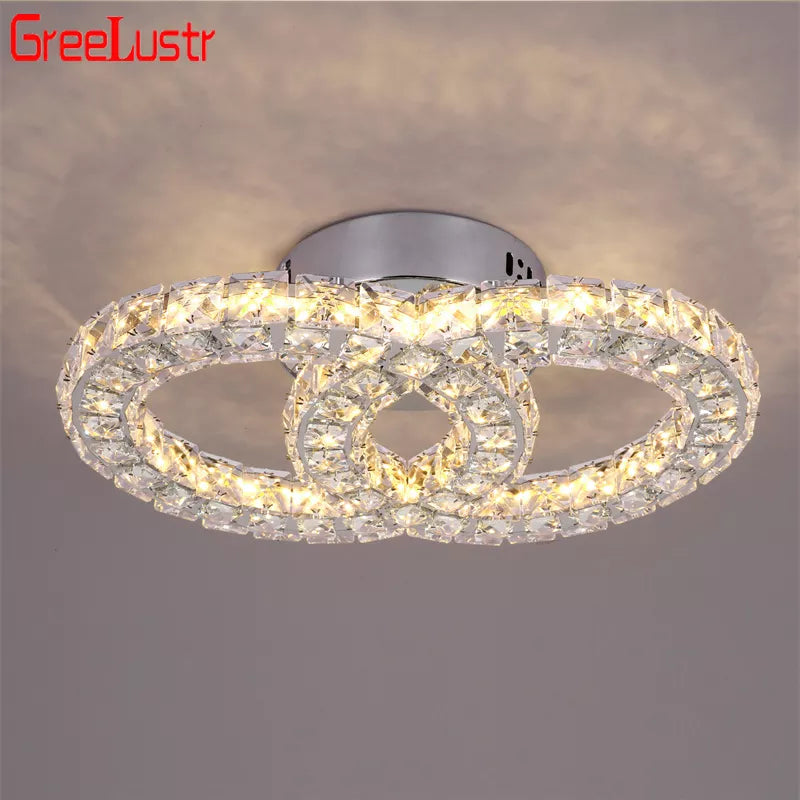 K9 Crystal Led Ceiling Light Home Decor - theultimatemarketshop