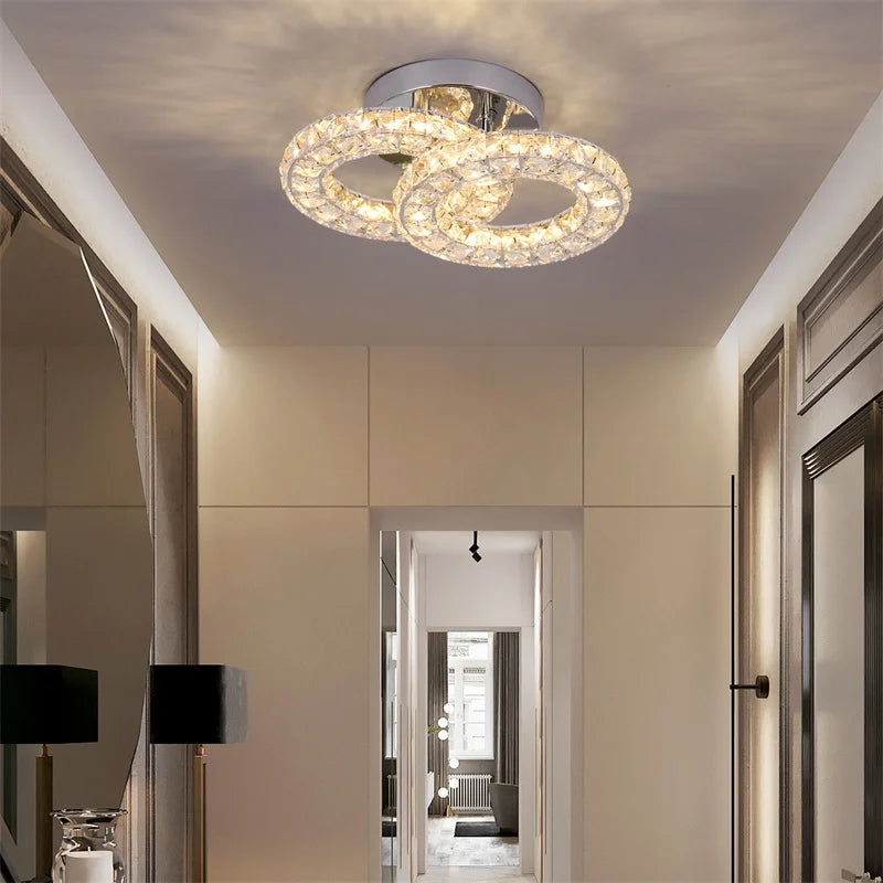 K9 Crystal Led Ceiling Light Home Decor - theultimatemarketshop