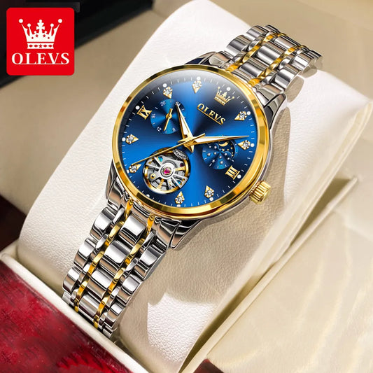 OLEVS Automatic Mechanical Luxury woman wrist watch - theultimatemarketshop