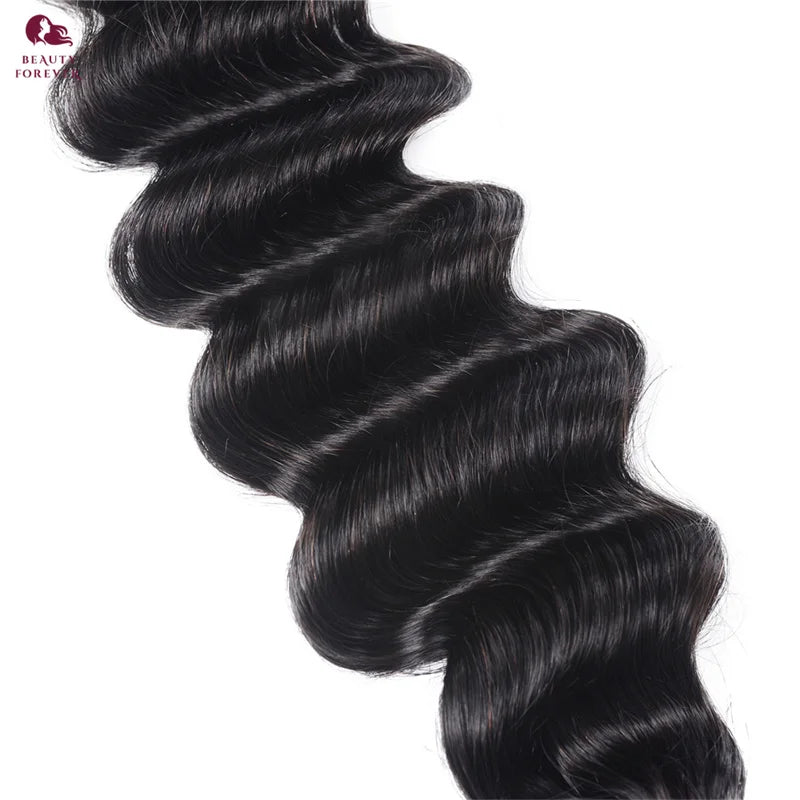 Beautyforever Grade 12A Loose Deep Wave Brazilian Human Hair Bundles 3/4 PCS/LOT 100% Virgin Human Hair - theultimatemarketshop