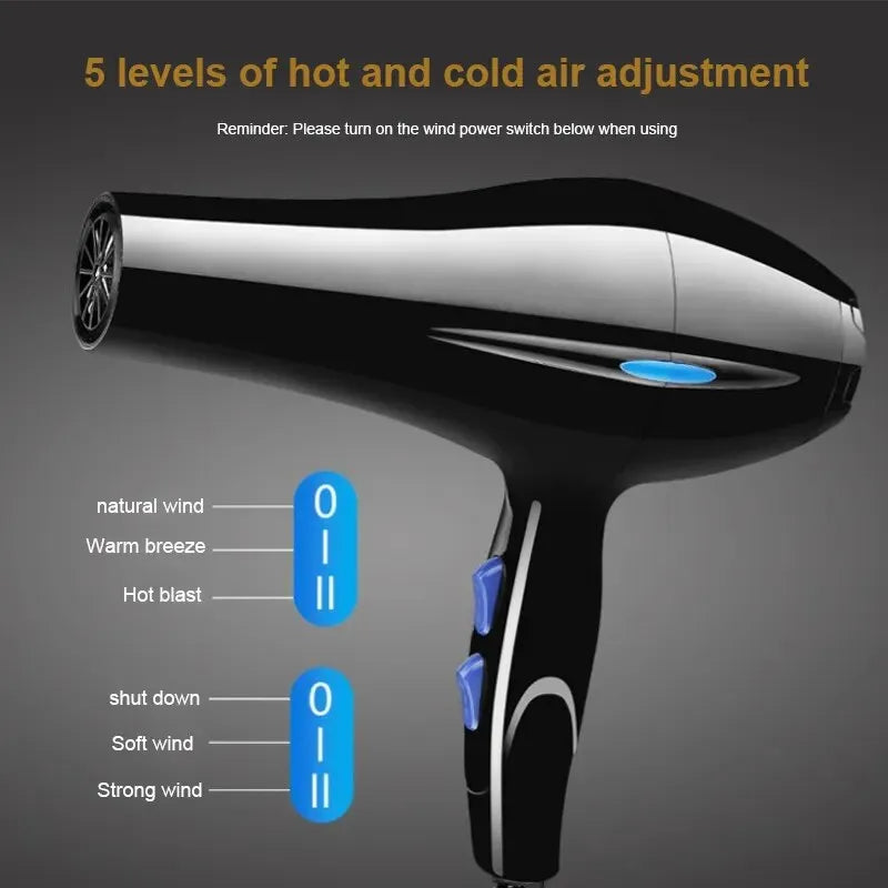 Negative Ion Hair Dryer Constant Temperature Hair Care without Hurting Hair - theultimatemarketshop