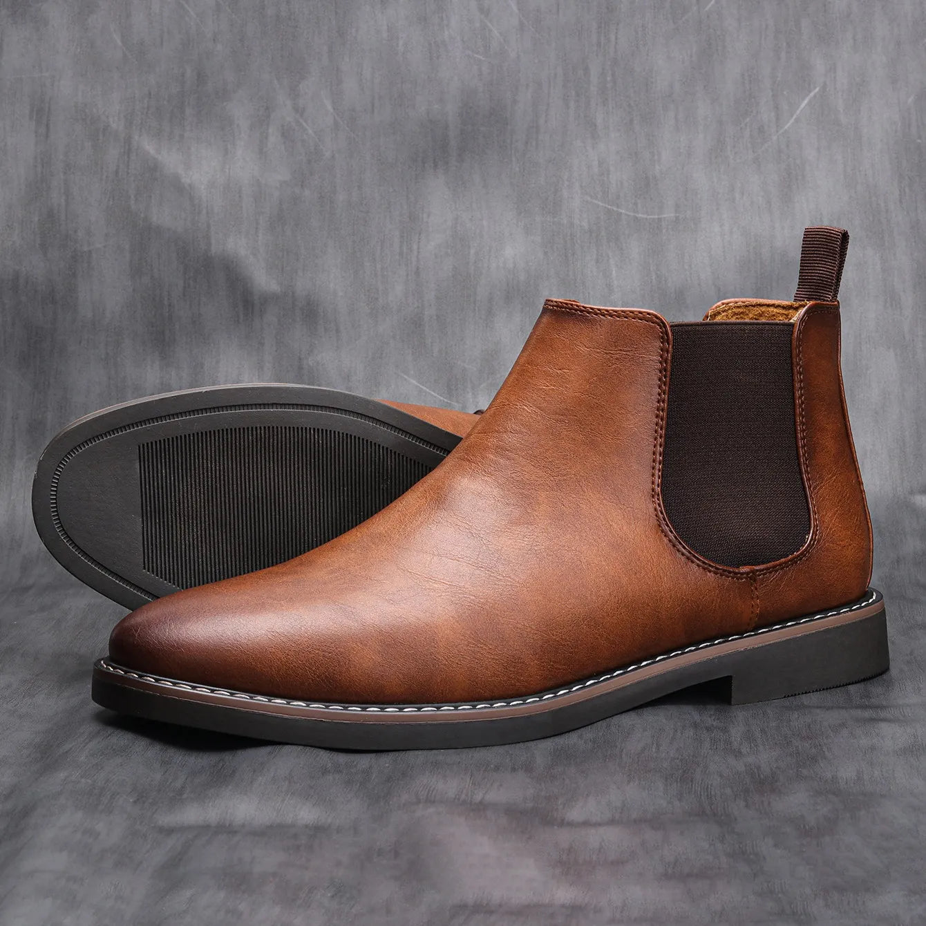 40~46 Men Chelsea Boots Brand Retro Comfortable - theultimatemarketshop