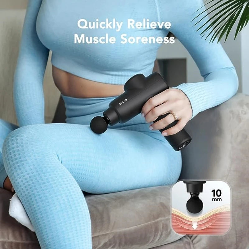 Fascial Massage Professional Fitness Massage Gun Percussion Deep Muscle Massager Newest Super Quiet Massage Machine