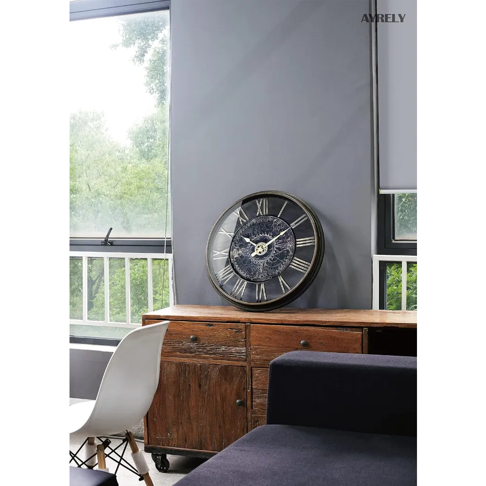 AYRELY® 24IN Large Decorative Roman Numeral Wall Clock. - theultimatemarketshop