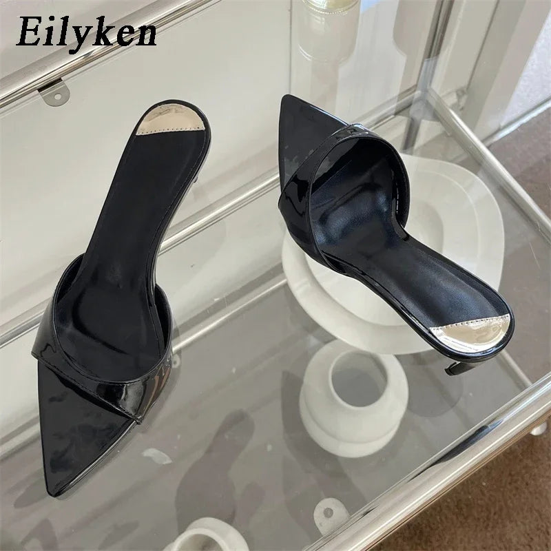 Eilyken Designer Thin High Heels Women Slippers or Mules