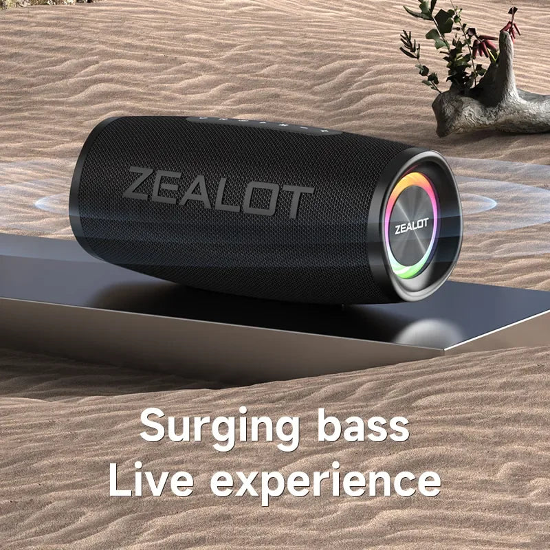 Bluetooth Speaker 40W Output Power Bluetooth Speaker with Excellent Bass Performance Waterproof