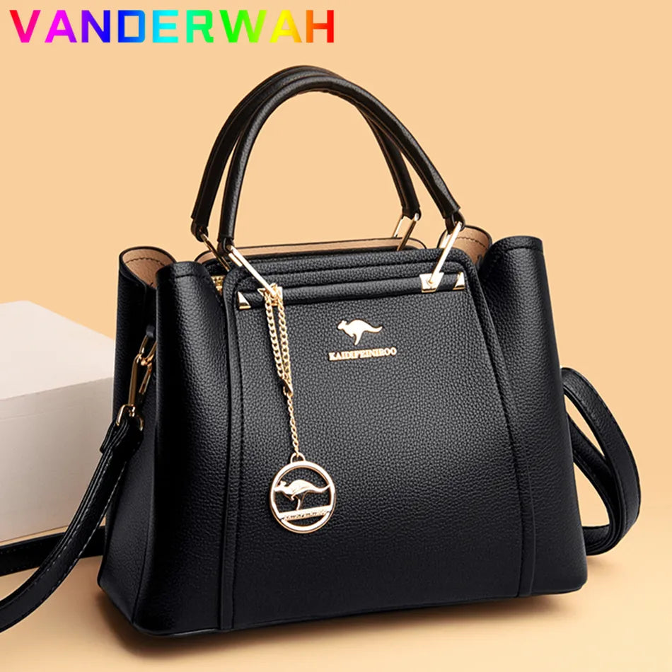 Soft Leather Designer Luxury Handbag - theultimatemarketshop