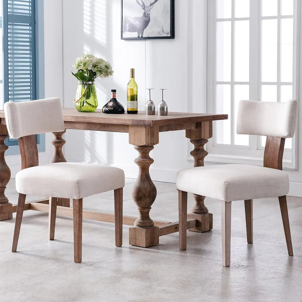 Dining Room Sets, 4 Set, Modern Dining Chairs with Wood Legs, Upholstered Dining Chairs  Dining room Set.