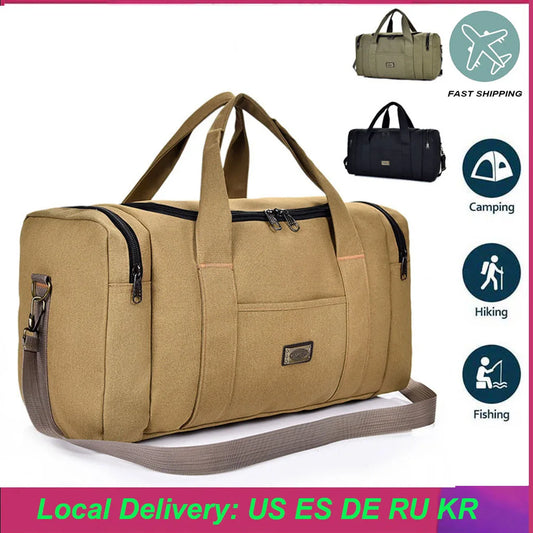 Portable Travel Luggage Bag for Women/Men Multifunctional Backpack Duffel Handbag Weekender Outdoor Camping Shoulder Bag