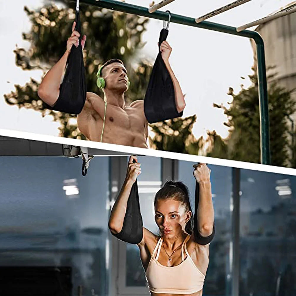 AB Sling Straps Suspension Pull Up  Muscle Training Support Leg Raise Exercises - theultimatemarketshop