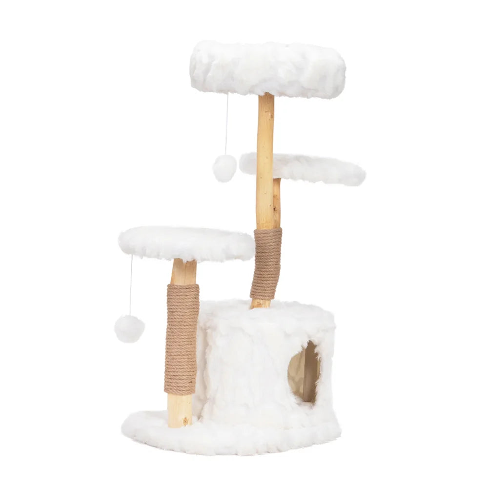 Cat Tree with Ball Activity  Multi-Level Cat Tower - theultimatemarketshop