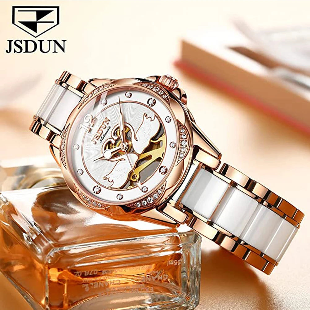 Luxury Mechanical Women wristwatch. - theultimatemarketshop