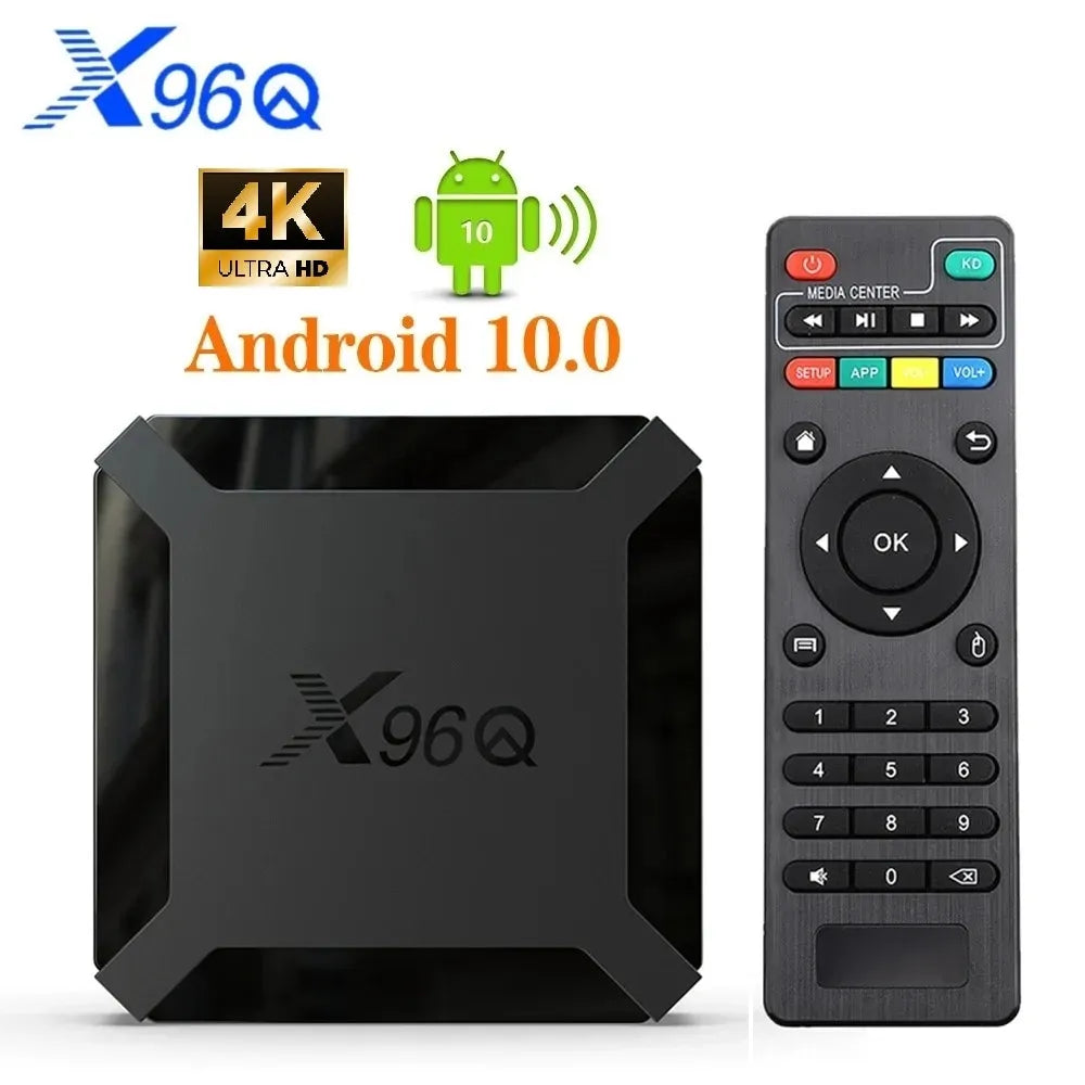 X96Q 2GB 16GB Android 10.0 TV Box All winner  Wifi Google Player Youtube X96 1GB 8GB Set Top Box - theultimatemarketshop