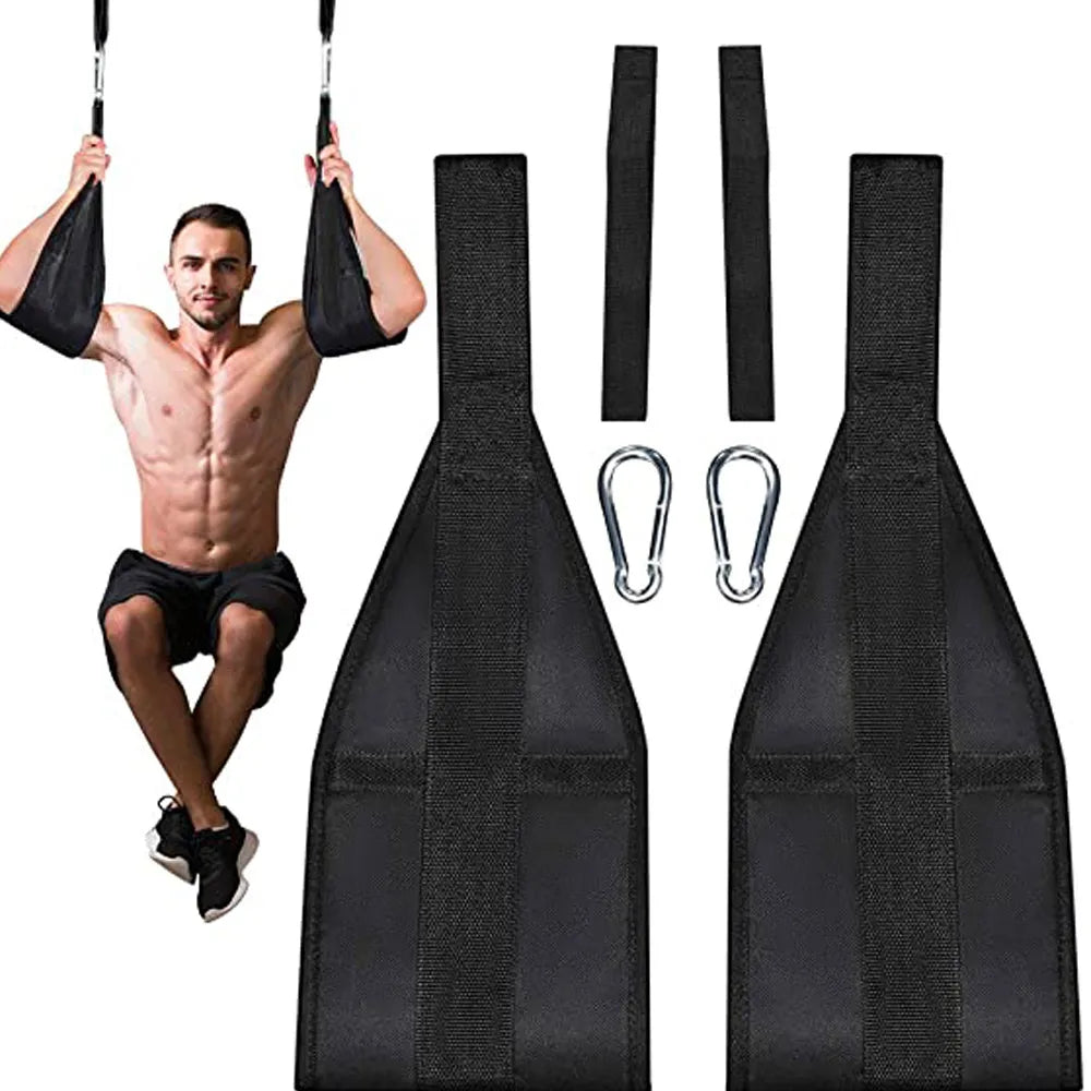 AB Sling Straps Suspension Pull Up  Muscle Training Support Leg Raise Exercises - theultimatemarketshop