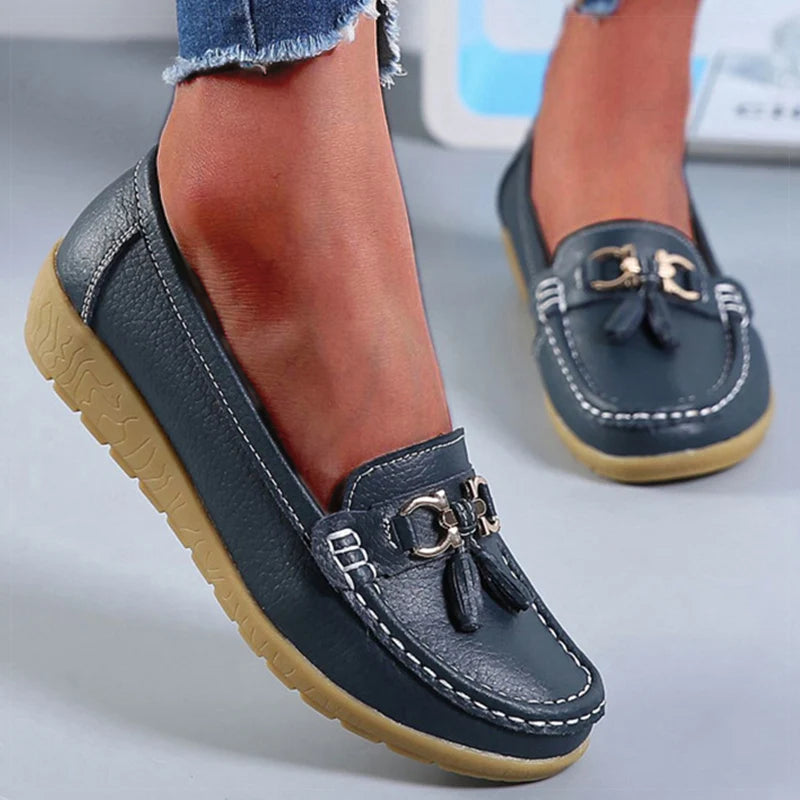 Women Casual Shoes  Slip On Loafers  Woman Soft Low Heels