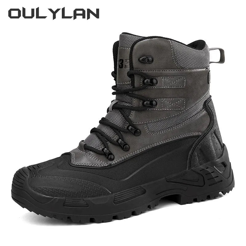 Climbing 2024 Army Tactical Boots Men Military Combat Training Boots Outdoor Hiking Shoes Men's Work Safety Desert Shoes - theultimatemarketshop