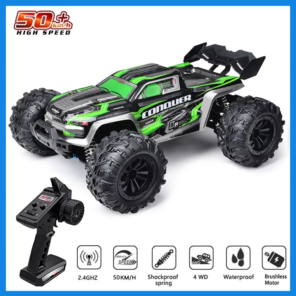 New Large RC Cars 50km/h High Speed RC Cars Toys for Boys Remote Control Car 4WD Off Road Monster Truck - theultimatemarketshop