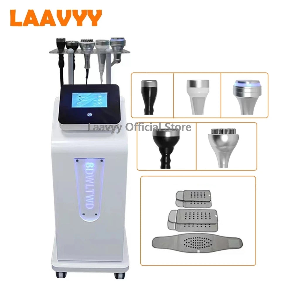 8D Sculpture Carving Beauty Machine 120K Fat Burning Body Shape Electric Therapy Scraping Cupping Vibration