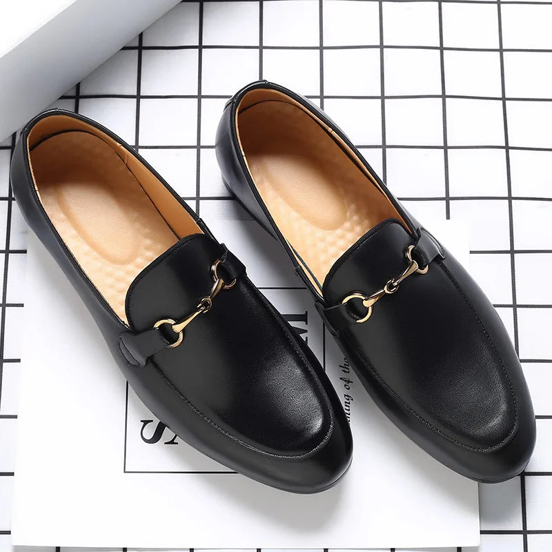 Men's Genuine Leather Men's Slip-on Outdoor Loafers - theultimatemarketshop