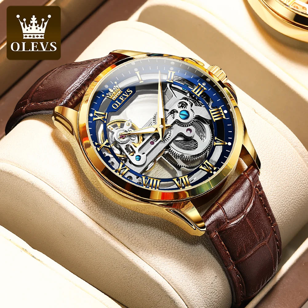 OLEVS Luxury Brand Men Automatic Mechanical Wristwatch - theultimatemarketshop