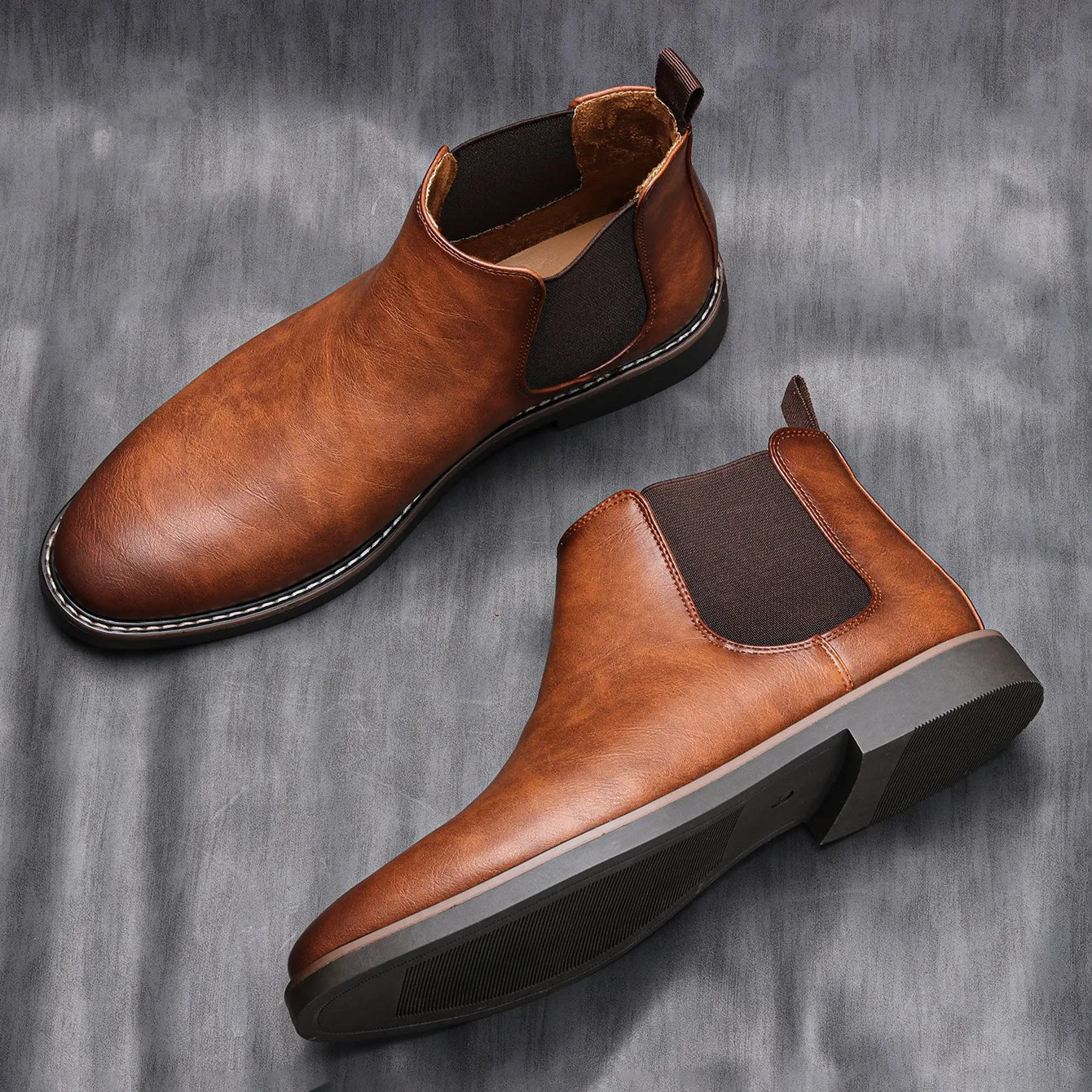 40~46 Men Chelsea Boots Brand Retro Comfortable - theultimatemarketshop