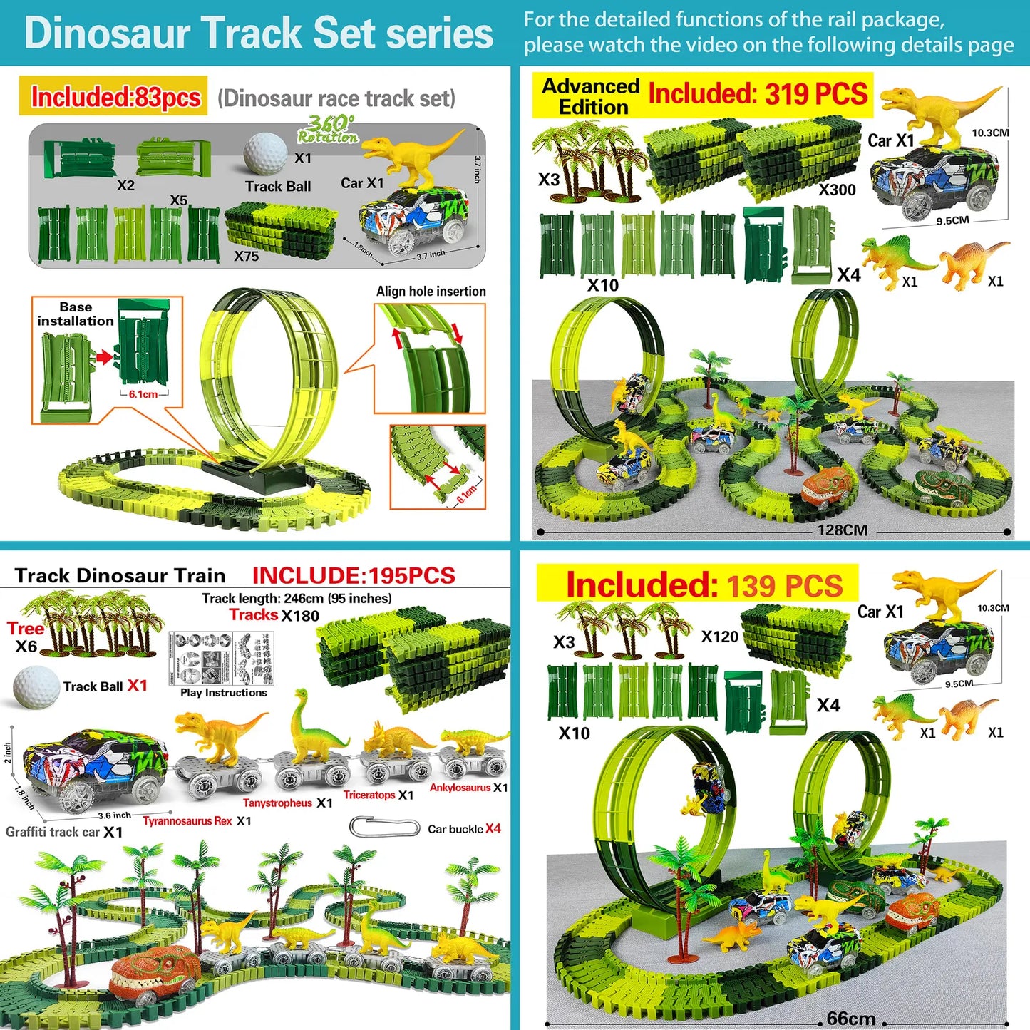 Magic Dinosaur car Track Railway - theultimatemarketshop