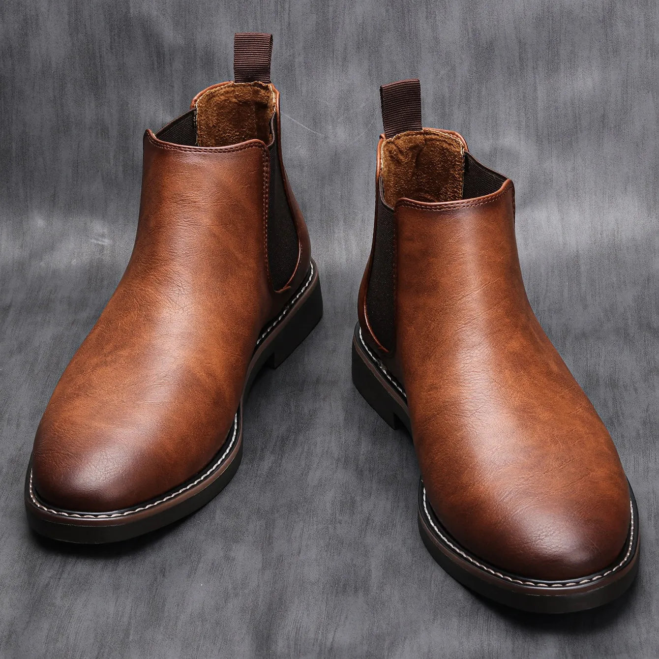 40~46 Men Chelsea Boots Brand Retro Comfortable - theultimatemarketshop