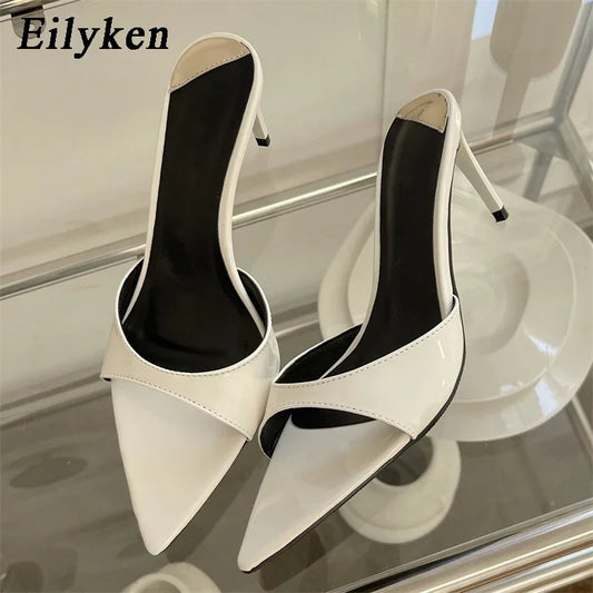 Eilyken Designer Thin High Heels Women Slippers or Mules