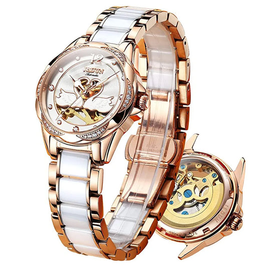 Luxury Mechanical Women wristwatch. - theultimatemarketshop