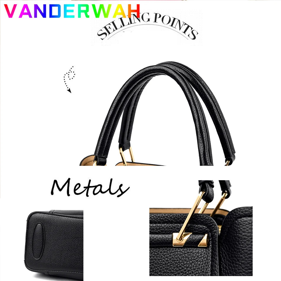 Soft Leather Designer Luxury Handbag - theultimatemarketshop