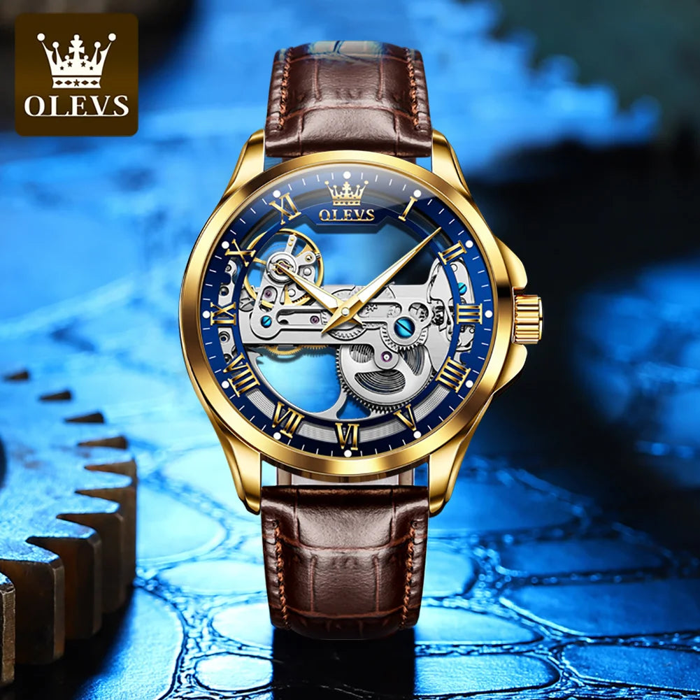 OLEVS Luxury Brand Men Automatic Mechanical Wristwatch - theultimatemarketshop