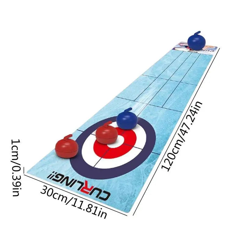 Table Top Curling Game Set For Kids Tabletop Games For Adults Children And Families