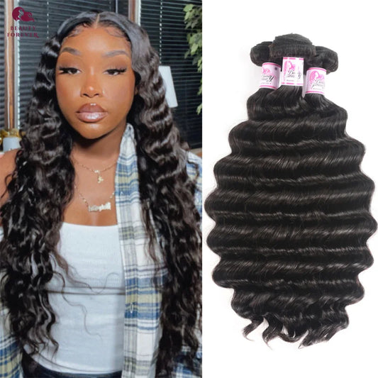 Beautyforever Grade 12A Loose Deep Wave Brazilian Human Hair Bundles 3/4 PCS/LOT 100% Virgin Human Hair - theultimatemarketshop