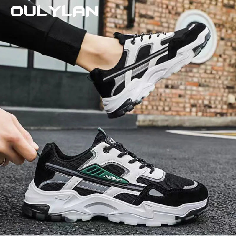 Men's Breathable Mesh Running Shoes Outdoor Anti-skid Sports Sneakers - theultimatemarketshop