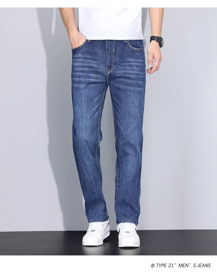 Extra-long jeans tall 190 lengthened jeans men's trousers trousers 115 extra-long models