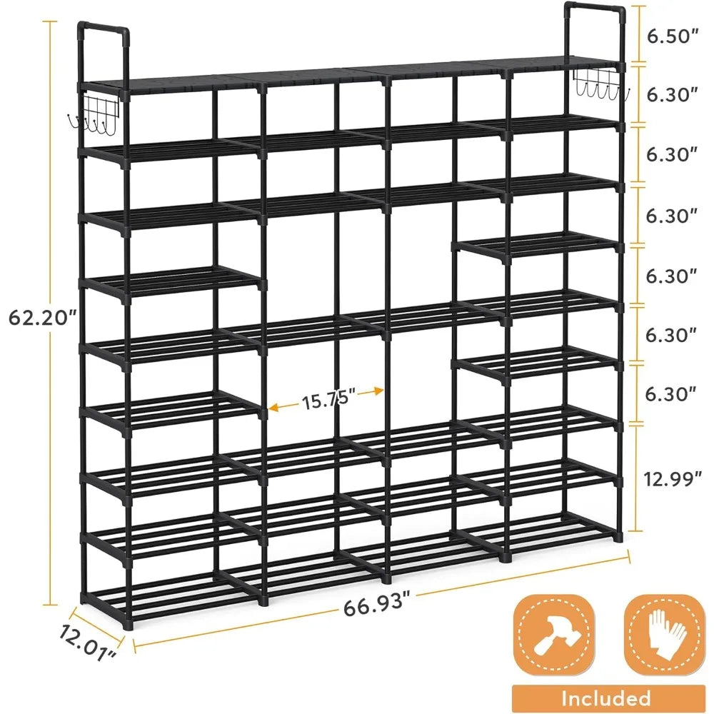 Shoe rack  Shoes Organizer Large Shoe Rack Entryway Bedroom Hallway Living Room Furniture