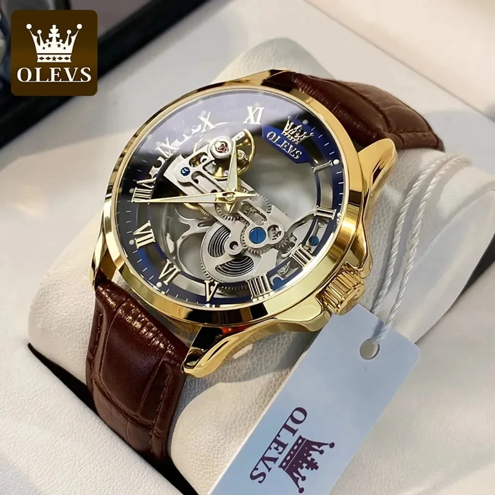 OLEVS Luxury Brand Men Automatic Mechanical Wristwatch - theultimatemarketshop