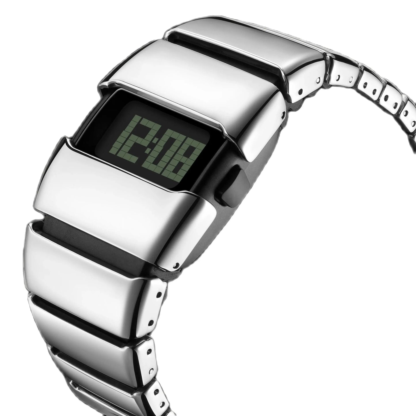 Unique Metal Watches Retro-futuristic Watches For Men Fashion Electronic Trendy Stylish