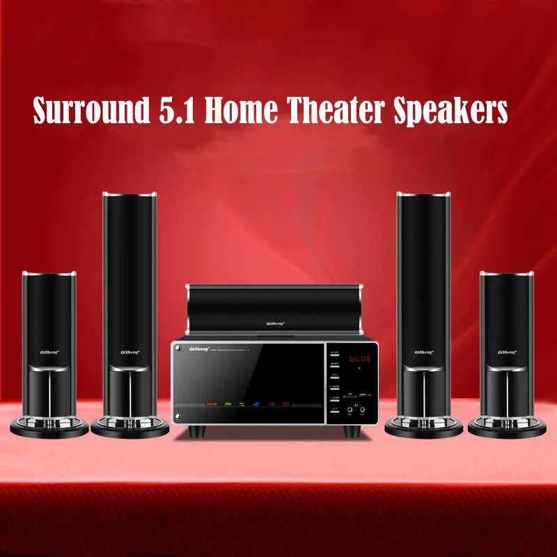 1000W High-power Home TV Living Room  Bluetooth Speaker Surround Sound Home Theater System Audio Set Subwoofer Speaker 5.1 - theultimatemarketshop